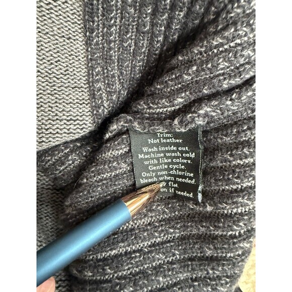 Rock Republic Jacket Mens XXL Gray Full Zip Sweater pockets - Picture 7 of 8